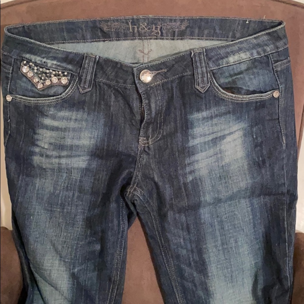 Boot cut stylish jeans